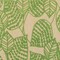 Homeroots 7 x 10 ft. Sand & Lime Green Leaves Indoor & Outdoor Area Rug 384346 - alternate 3